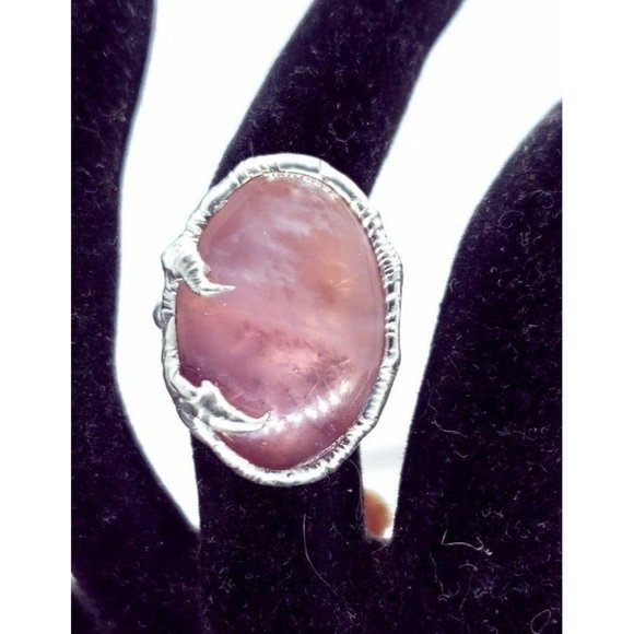 Amethyst Crystal Ring Handmade - Picture 5 of 12